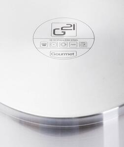 G21 Serpenyő fedéllel Gourmet Magic rozsdamentes acél 28 cm