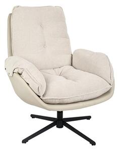 King Home Carino Forgó Fotel Teddy Bézs Kényelmes
