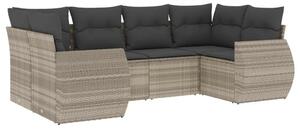 VidaXL Polyrattan Kerti Ülőgarnitúra - 6 részes