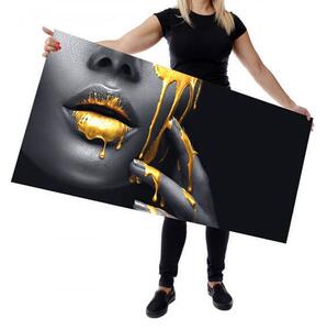 Wallplex falburkoló konyhapanel BlackGold (Méret: Közepes 60x180)