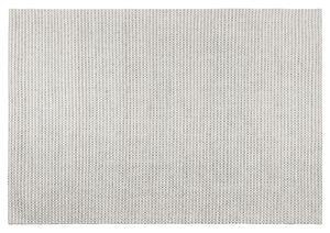 Világosszürke gyapjúszőnyeg 140 x 200 cm KILIS