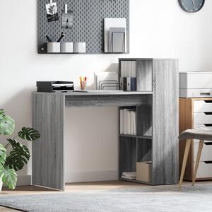 Íróasztal Szürke Sonoma MDF, laminált Közepes Szürke íróasztal