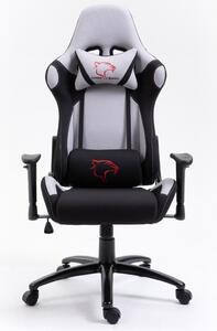Furniture 4 Gamers FG38 Gamer Szék Szövet Szürke Ergonomikus