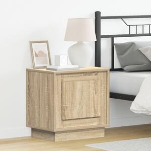 Éjjeli Asztal LED Fényekkel Sonoma Tölgy 44x34,5x45 cm