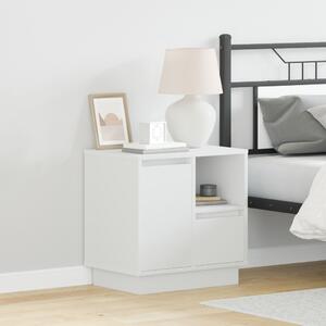 Éjjeli asztal LED-del Fehér 50x34,5x50 cm