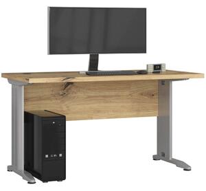 AKORD BM-135 Artisan Tölgy Számítógépasztal Fém Lábakkal