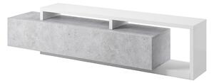 MEBLINE TV szekrény BOTA BT40 fehér / colorado beton