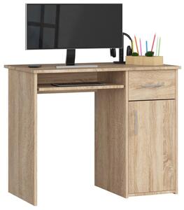 AKORD PIN Sonoma Tölgy Számítógépasztal Laminált Forgácslap