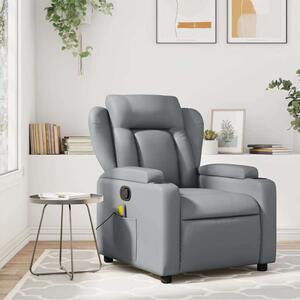 Dönthető Fotel - Szürke Műbőr - Kényelmes Relax Fotel