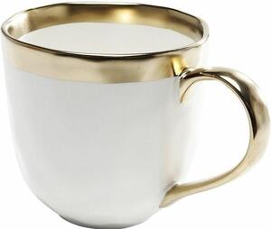 KARE Bell Porcelán Bögre Fehér-Arany