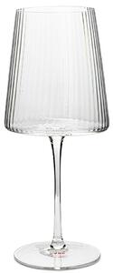 KARE Riffle Bordázott Kristály Borospohár 760 ml