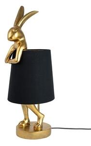 KARE Design Rabbit Asztali Lámpa Arany-Fekete 50cm