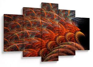 Kép - Absztrakt toll utánzat (150x105 cm)
