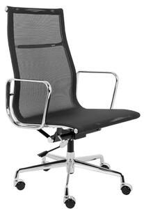 King Home Aeron Premium Irodai Szék Hálós Króm Fekete