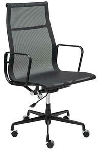 King Home Aeron Premium Hálós Irodai Szék Fekete Alumínium