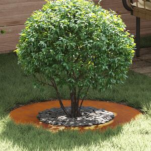 Corten acél virágcserép Corten acél 70 cm átmérő Tartós