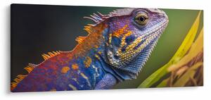 Kép - A színes leguán (120x50 cm)