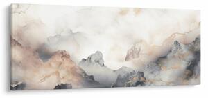 Kép - Hegyi absztrakció márvány textúrával (120x50 cm)