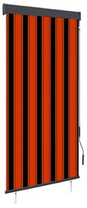 VidaXL narancssárga és barna kültéri roló 100 x 250 cm