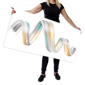 Wallplex falburkoló konyhapanel Festék hullám (Méret: Kicsi 60x120)