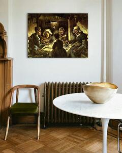 Vászonkép Vincent van Gogh - Krumplievők (reprodukcie obrazov)
