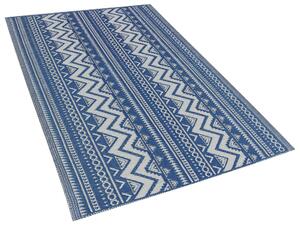 Kék geometrikus szőnyeg 120 x 180 cm NAGPUR