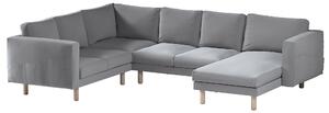 Norsborg 5 személyes sarok sezlong kanapéhoz passzoló kanapéhuzat. termék színe szürke szövet welwet