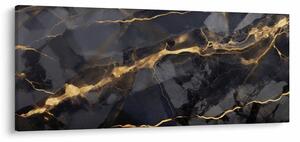 Kép - Fekete - arany dekoráció (120x50 cm)