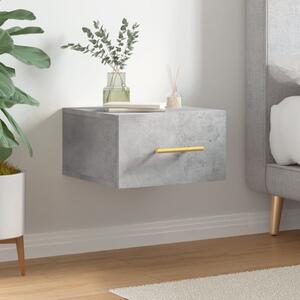 Betonszürke fali éjjeliszekrény 35x35x20 cm