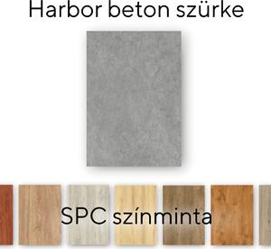 Leziter Harbor beton szürke Vinyl SPC padló minta/db