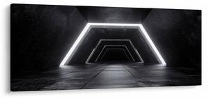 Kép - Futurisztikus alagút (120x50 cm)