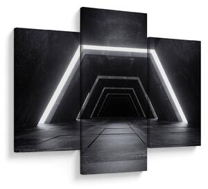 Kép - Futurisztikus alagút (90x60 cm)
