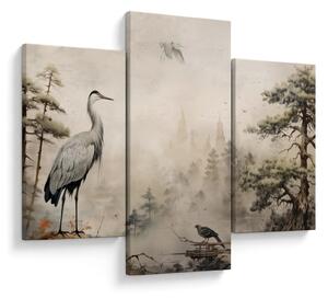 Kép - Rajzfilm tájkép (90x60 cm)
