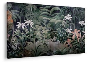 Kép - Festett dzsungel minta (90x60 cm)