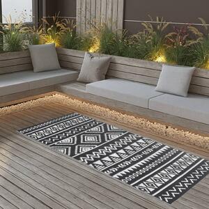 VidaXL kültéri szőnyeg ARAKIL fekete 80x150 cm PP