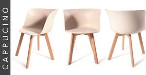 Tutumi Grand, dizájn szék 44x45x74 cm, cappuccino, KRZ-00802