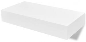 VidaXL 2 db fehér lebegő fali polc fiókkal 48 cm