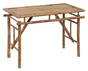 Összecsukható bambusz kerti asztal 115 x 50 x 75 cm