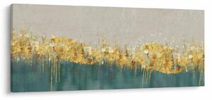 Kép - Textúra arany díszítéssel (120x50 cm)