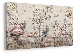 Kép - Rajz flamingókról (90x60 cm)
