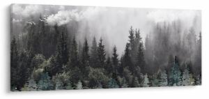 Kép - Erdő illusztrált elemekkel (120x50 cm)