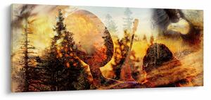 Kép - Sámán motívum (120x50 cm)