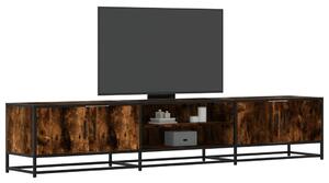 Füstös tölgy színű szerelt fa TV-szekrény 210 x 35 x 41 cm