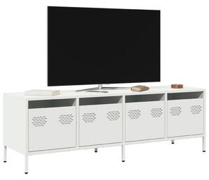 Fehér hidegen hengerelt acél TV-szekrény 135 x 39 x 43,5 cm