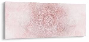 Kép - Rózsaszín mandala (120x50 cm)