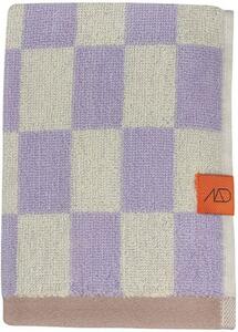 Világossárga-lila organikus pamut fürdőlepedő 70x133 cm Retro – Mette Ditmer Denmark