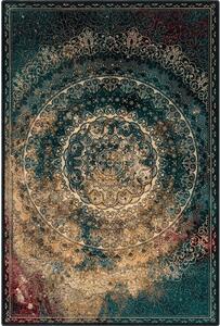 Petróleumkék gyapjú szőnyeg 133x180 cm Ann – Agnella