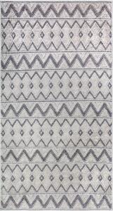 Szürke mosható futószőnyeg 80x200 cm Zig Zag – Vitaus