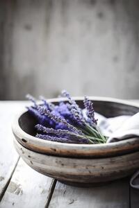 Fotográfia Lavender In Bowl, Treechild, (26.7 x 40 cm)