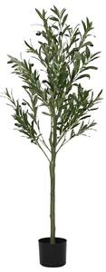 Zöld mesterséges olajfa 450 levél 120 cm